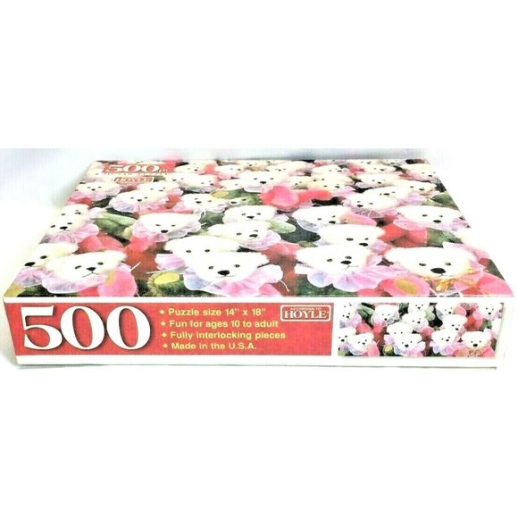 Hoyle Bear Bunch Teddy Bears 500 Pc Jigsaw Puzzle 14 x 18 New Sealed - Picture 3 of 5